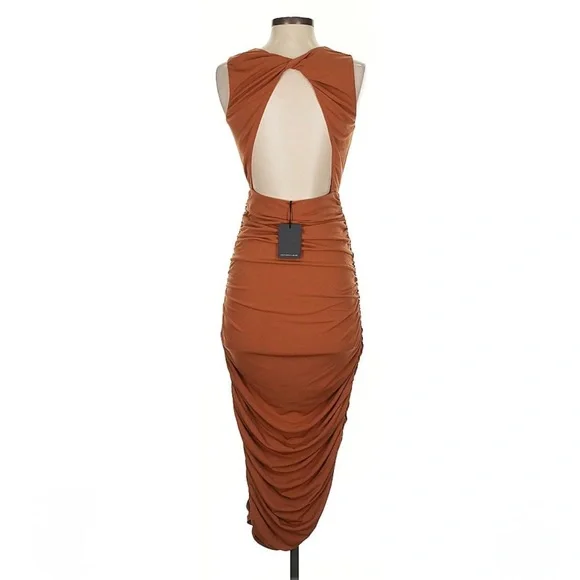 Michael Costello x REVOLVE April Midi Dress in
Terra Cotta Size S - Picture 3 of 6